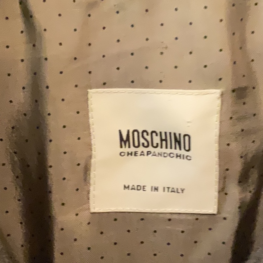Amazing Moschino cheap and chic Vintage Coat EUC - Picture 4 of 16